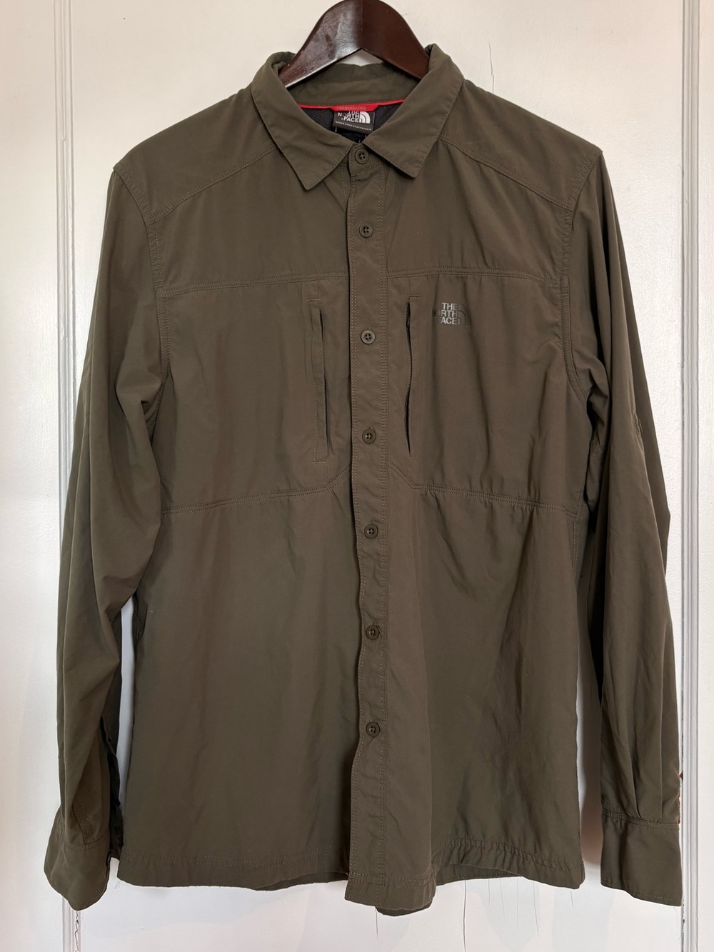 The North Face Green Outdoor Technical Button-Up Shirt